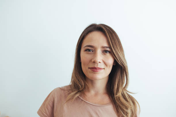 Portrait of beautiful, smiling woman Portrait of beautiful, smiling woman